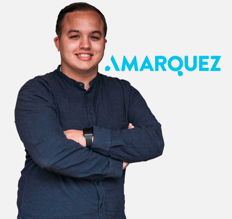 Amarquez founder, Aaron Marquez