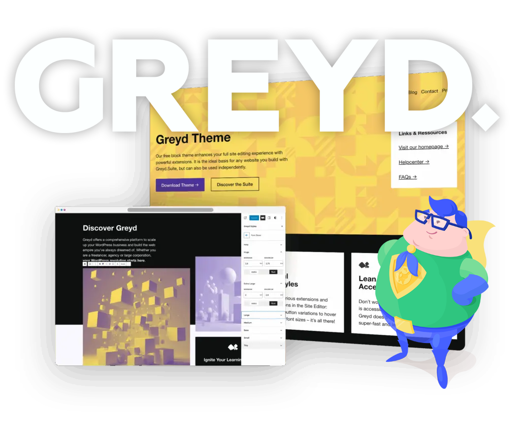 Image of Greyd Screen Shots with BigScoots Mascot